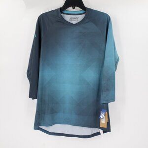 Nwt specialized jersey Men M Demo 3/4 Relaxed MTb Fit Cast Blue Aqua Refraction